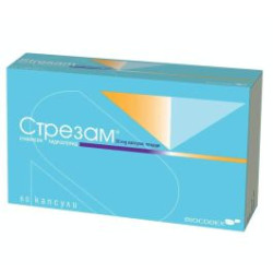 Стрезам при тревожност и силен стрес 50 мг х 60 капсули Biocodex