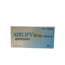 Абилифай 15 мг х 28 таблетки Bristol-Myers Squibb