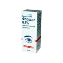 Флоксал капки за очи 3 мг/мл х 5 мл Bausch & Lomb