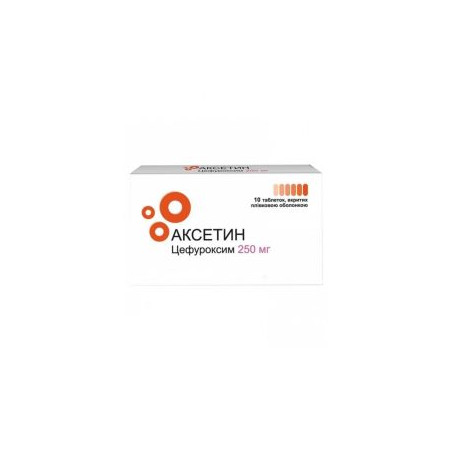 Аксетин 250 мг х 10 таблетки Medochemie