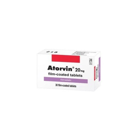 Аторвин 20 мг х 30 таблетки Nobel Pharma