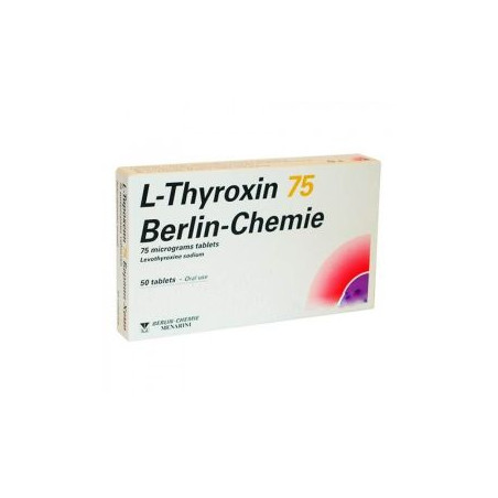 L-Тироксин 75 мкг х 50 таблетки Berlin-Chemie