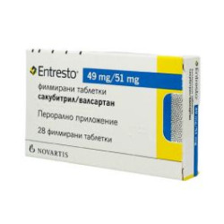 Ентресто 49 мг/51 мг х 28 таблетки Novartis