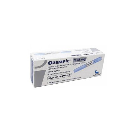 Оземпик инжекционен разтвор 0.25 мг х1 писалка + 4 игли Novo Nordisk