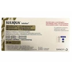 Суликва Пенс 100 IU/33 мкг/мл 3 писалки х 3 мл Sanofi