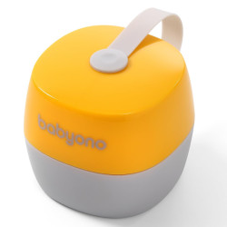 Кутия за залъгалка Babyono Natural Nursing, жълта new
