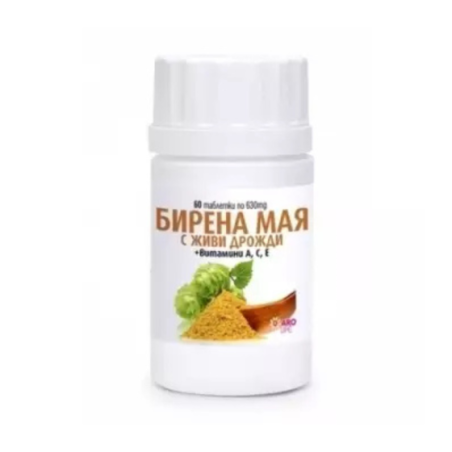 Бирена мая таблетки за здрави коса, кожа и нокти х60 Аромания