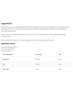 Magnesium + Zn + B6 Shot 2
