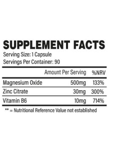 ZMA | Zinc, Magnesium -amp, B6 2