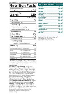 RAW Protein / Beyond Organic Protein Formula / Unflavoured 2