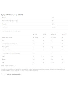 Syrup Zero - Strawberry 2
