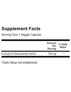 N-Acetyl D-Glucosamine (N-A-G) 750 mg 2