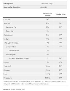 Steel Cut Oats Organic 2