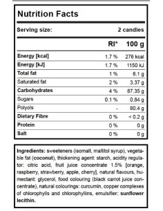 Keto Candy - Mix of Fruits 2
