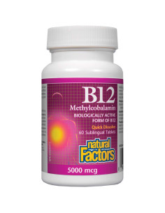 B12 Methylcobalamin 5000 mcg