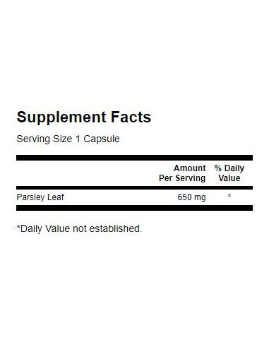 Parsley 650 mg