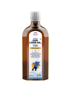 Norwegian Cod Liver Oil Kids | Lemon Flavored Liquid Omega