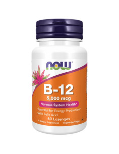 Vitamin B-12 5000 mcg with Folic Acid