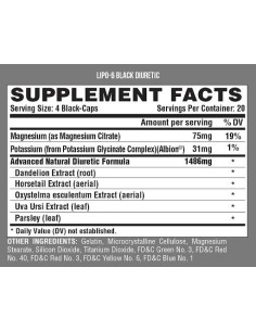 Lipo 6 Black / Diuretic 2