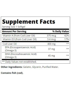 Cod Liver Oil 400 mg 2