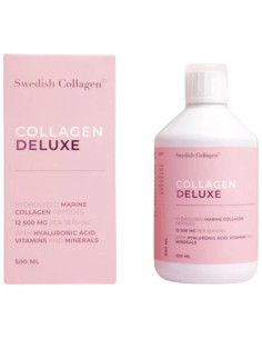 Collagen Deluxe Liquid | Hydrolyzed Marine Collagen Peptides with Hyaluronic Acid, Vitamins and Minerals