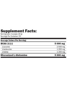 L - Glutamine + BCAA 2
