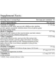 Greens -amp, Reds+ 2