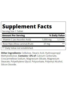 Vitamin C 1000 mg + Rose Hips 2