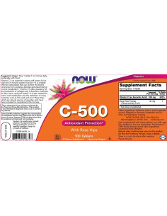Vitamin C-500 with Rose Hips 2