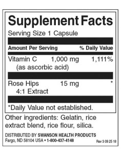 Vitamin C with Rose Hips 1000 mg 2