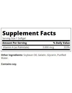 Vitamin A 3000 mcg 2