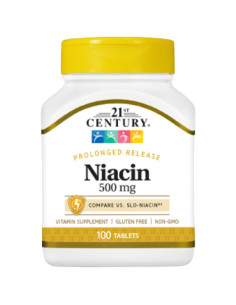 Niacin 500 mg Prolonged Release
