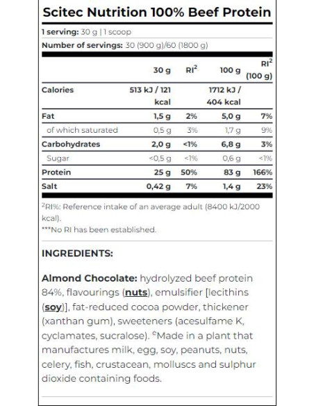 100- Beef Protein