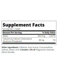 Biotin 800 mcg 2