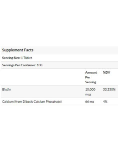 Biotin 10000 mcg / Maximum Strength 2