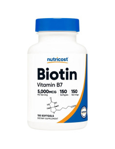 Biotin 5000 mcg | with Coconut Oil Softgels