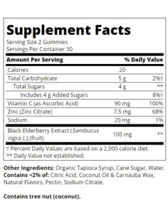 VitaJoy Sambucus Elderberry Gummies 2