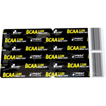 BCAA Mega Caps 1100