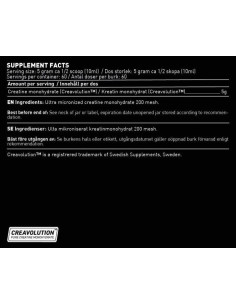 Creavolution | Performance Ultra Micronized Creatine Monohydrate 200 Mesh 2