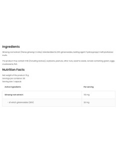 Panax Ginseng 110 mg | Root Extract 2