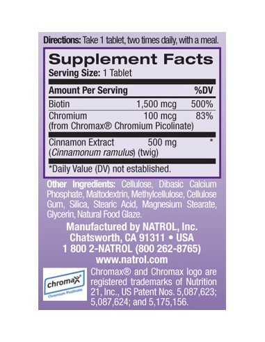 Cinnamon / Chromium / Biotin