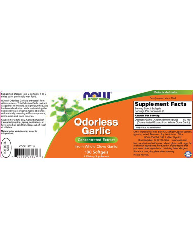 Odorless Garlic