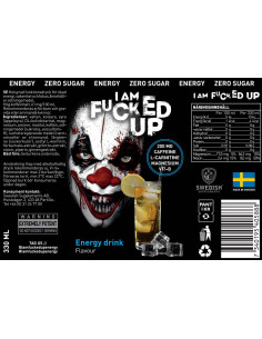 I am FNCKED UP JOKER | Energy Drink  Zero Sugar 2