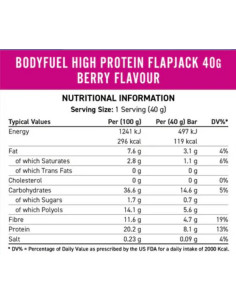 Bodyfuel High Protein Flapjack 2