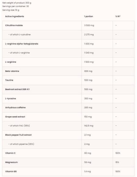 Pump Extreme / Pre-Workout