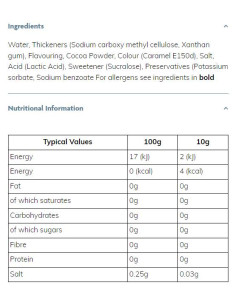 Skinny Syrup | Chocolate 2