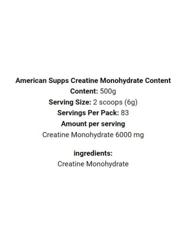 Creatine Monohydrate