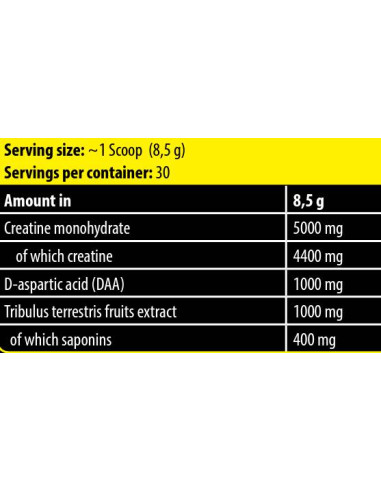 Napalm Crea Test | with DAA -amp, Tribulus