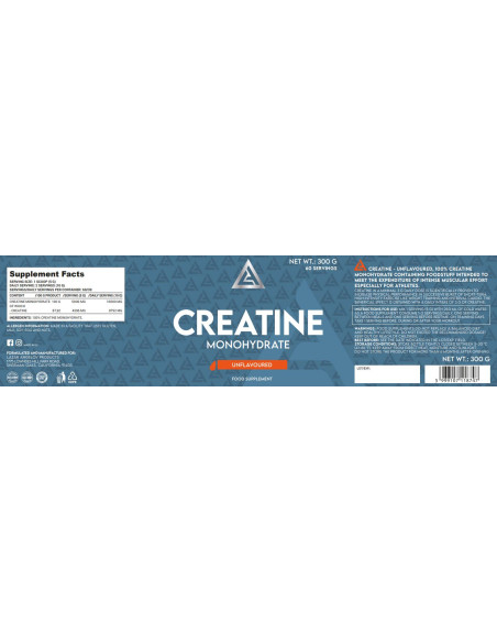 LA Creatine Monohydrate Powder