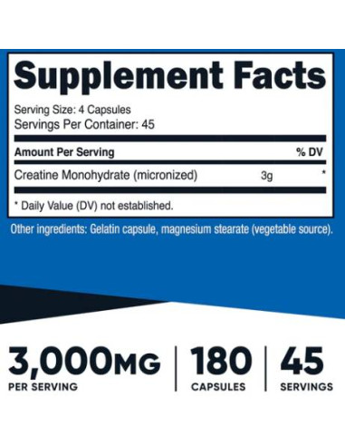 Creatine Monohydrate Capsules